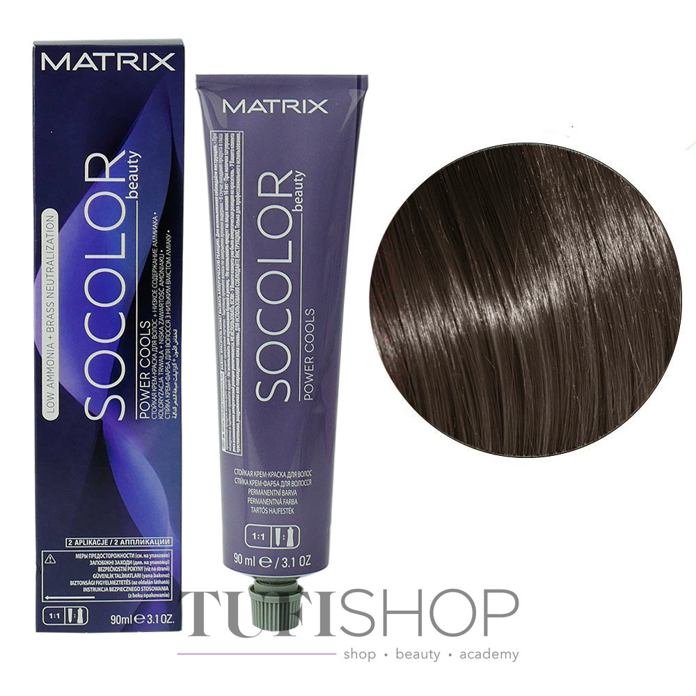 Matrix socolor.beauty: Краска для волос 7M блондин мокка (7.8), 90 мл